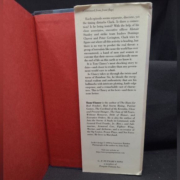 1998 "RAINBOW SIX" TOM CLANCY LIMITED EDITION - Picture 3 of 13